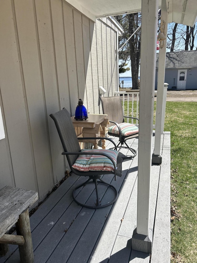 view of patio / terrace featuring a porch