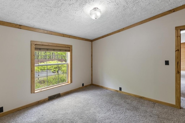 1505 Shawnee Dr, Indian River, MI 49749 - carpeted spare room with a textured ceiling and baseboards
