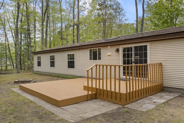 1505 Shawnee Dr, Indian River, MI 49749 - view of wooden deck