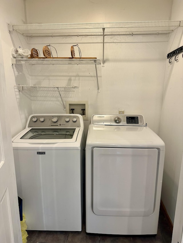 1243 Euclid Ave, Grayling, MI 49738 - clothes washing area featuring independent washer and dryer