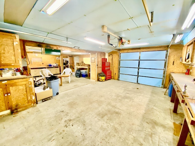 10328 Toohy Trl, Harrison, MI 48625 - garage featuring a workshop area