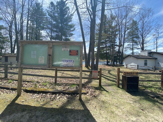 10328 Toohy Trl, Harrison, MI 48625 - exterior view of fence