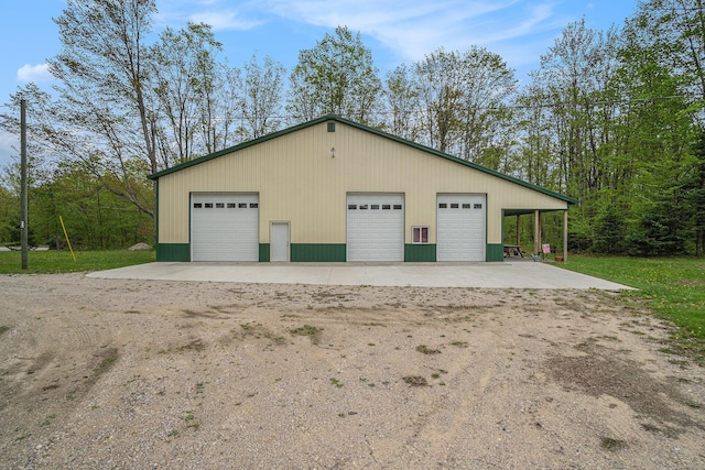 8978 Starvation Lake Rd, Mancelona, MI 49659 - view of detached garage