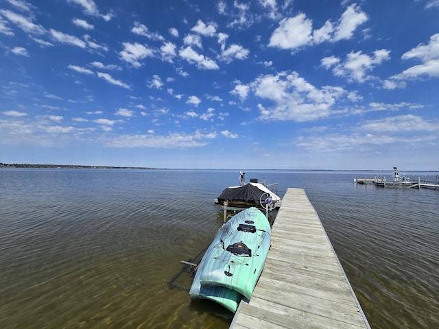 204 Broadway Rd, Houghton Lake, MI 48629 - dock featuring a water view
