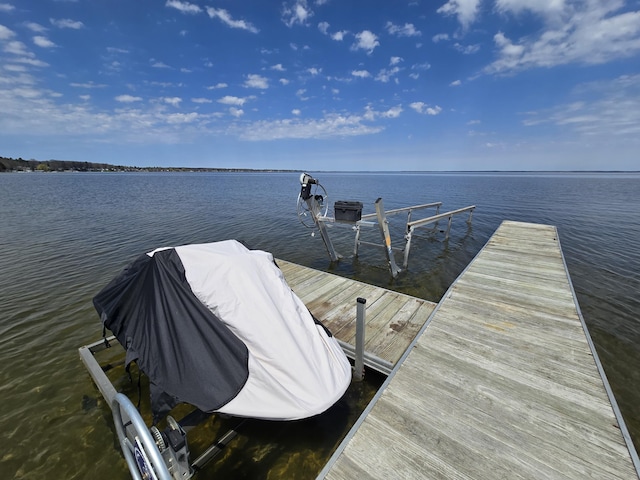 204 Broadway Rd, Houghton Lake, MI 48629 - dock with a water view