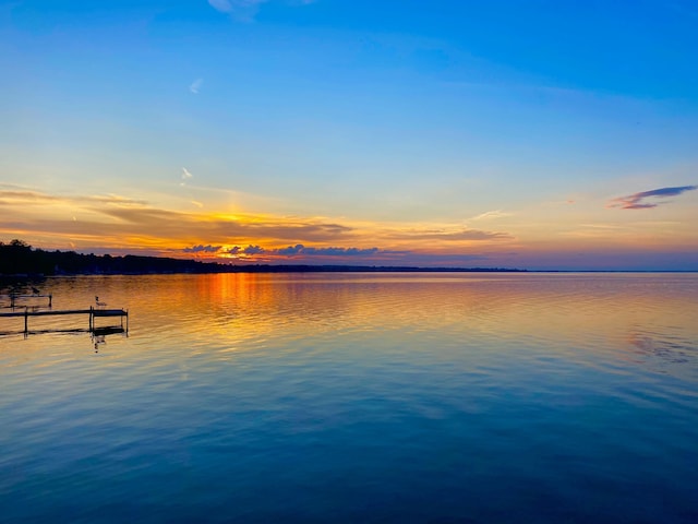 204 Broadway Rd, Houghton Lake, MI 48629 - water view featuring a dock