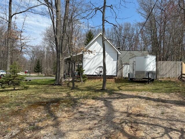 view of yard
