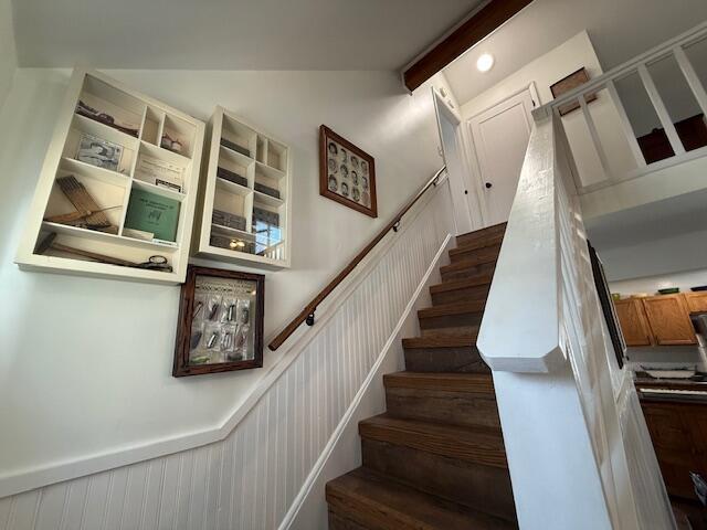 view of stairs