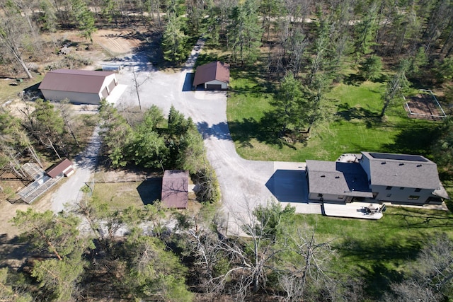 3400 Thornapple Trl, Lewiston, MI 49756 - view from above of property
