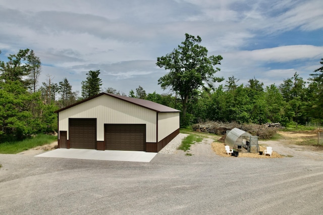 3400 Thornapple Trl, Lewiston, MI 49756 - view of detached garage