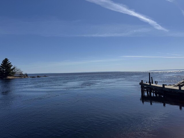 dock with a water view