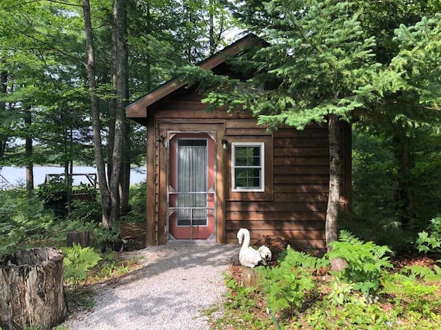 4550 E Simmons Rd, Hessel, MI 49745 - view of outdoor structure