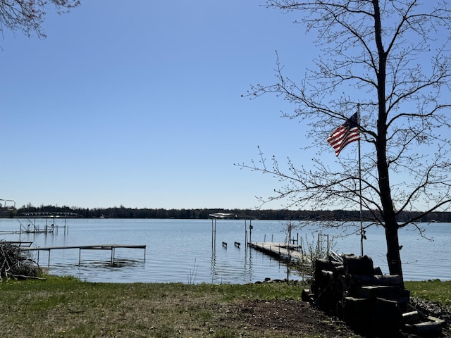 1321 Eagle Point Rd, Grayling, MI 49738 - dock with a water view