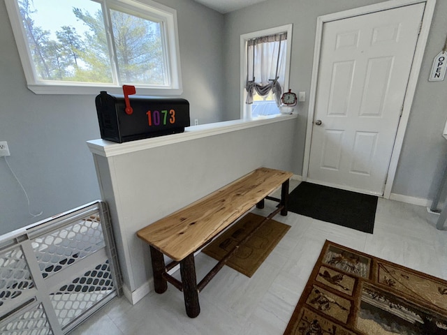 1073 S Hoot Owl Ln, Grayling, MI 49738 - entryway featuring baseboards