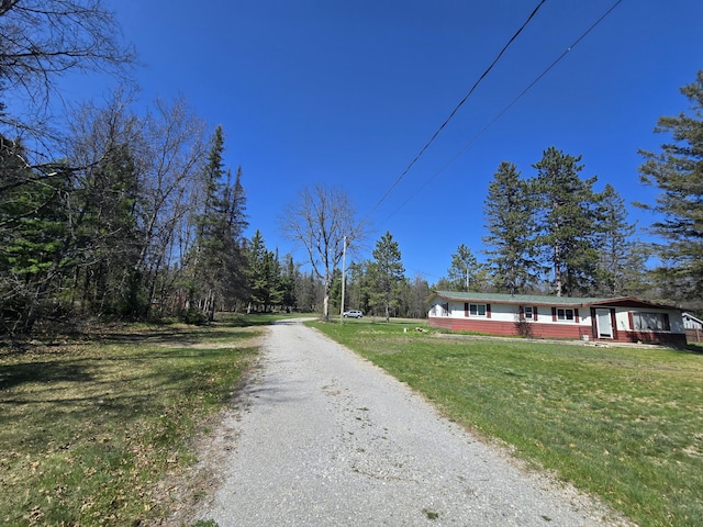 3625 Mckinley Rd, Mio, MI 48647 - view of dirt / gravel driveway