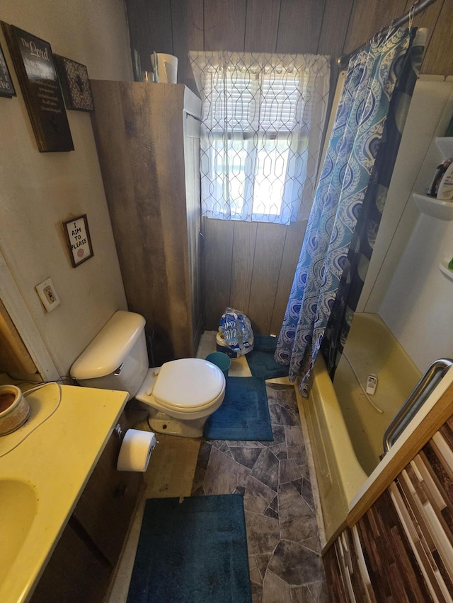 3625 Mckinley Rd, Mio, MI 48647 - bathroom featuring toilet and shower / bath combo