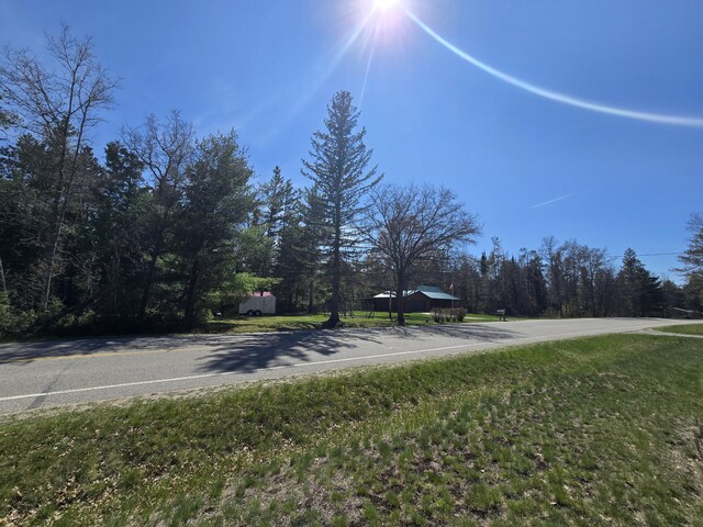 3625 Mckinley Rd, Mio, MI 48647 - view of asphalt road with a forest view