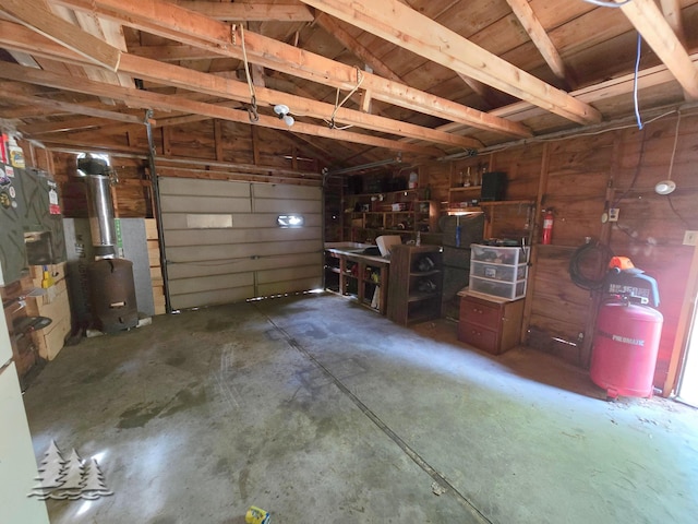 4097 Sunset Dr, Lewiston, MI 49756 - view of garage
