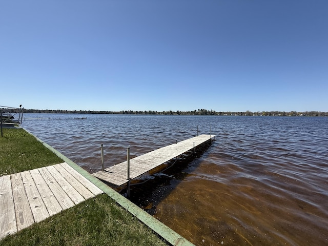 6299 Woodland Dr, Oscoda, MI 48750 - dock area featuring a water view