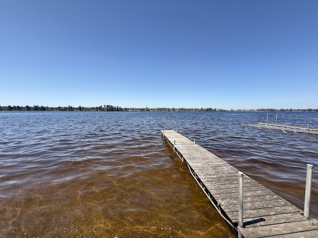 6299 Woodland Dr, Oscoda, MI 48750 - dock area featuring a water view