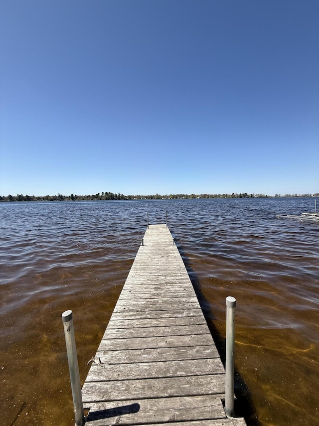 6299 Woodland Dr, Oscoda, MI 48750 - dock area featuring a water view