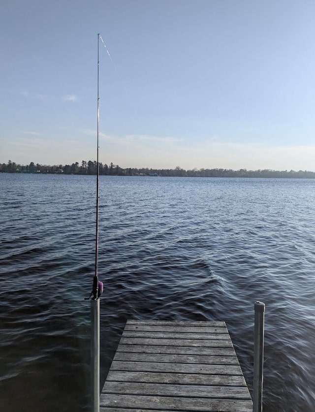 6299 Woodland Dr, Oscoda, MI 48750 - dock featuring a water view