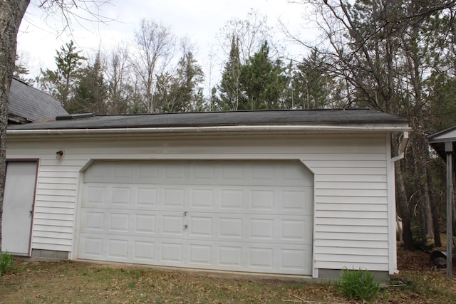 2032 W Oak Rd, Luzerne, MI 48636 - view of garage