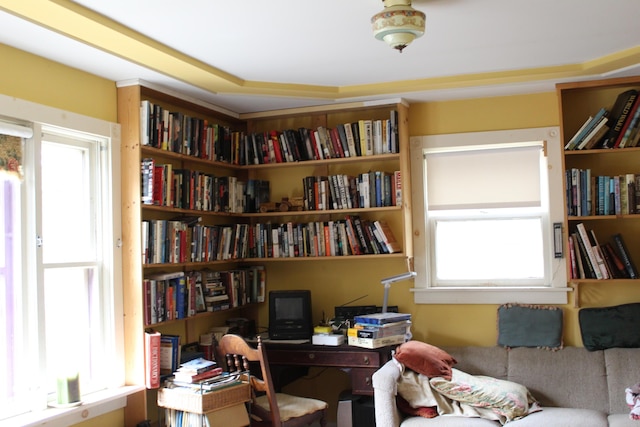 2032 W Oak Rd, Luzerne, MI 48636 - office space with bookshelves