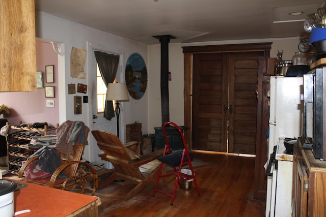 2032 W Oak Rd, Luzerne, MI 48636 - living room featuring hardwood / wood-style floors