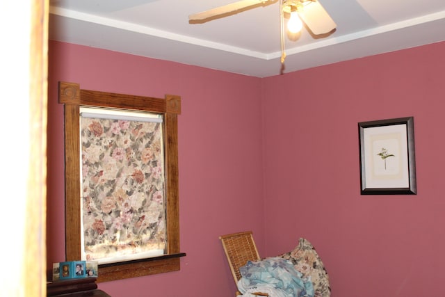 2032 W Oak Rd, Luzerne, MI 48636 - bedroom featuring ceiling fan