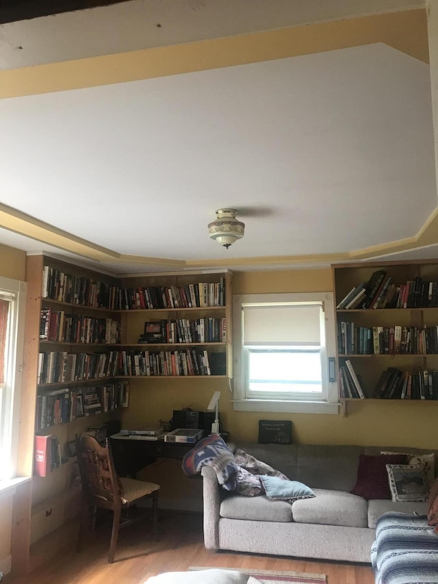 2032 W Oak Rd, Luzerne, MI 48636 - sitting room with wood finished floors