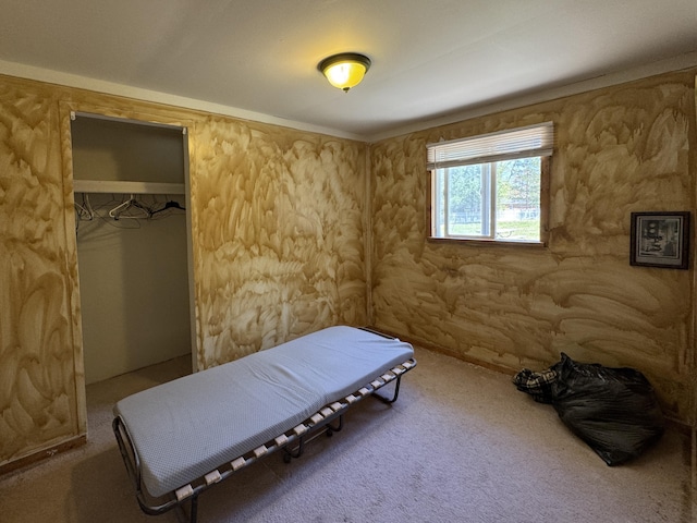 1654 Opland Rd, Gladwin, MI 48624 - bedroom featuring carpet floors and a closet