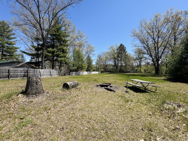1654 Opland Rd, Gladwin, MI 48624 - view of yard featuring a water view