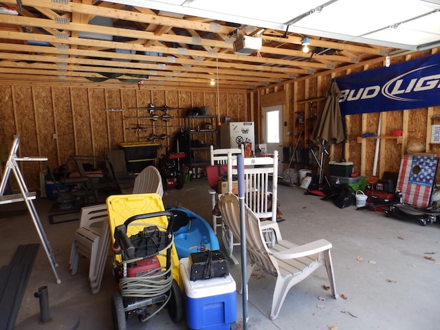 7928 Blueberry Ln, Johannesburg, MI 49751 - garage with a garage door opener