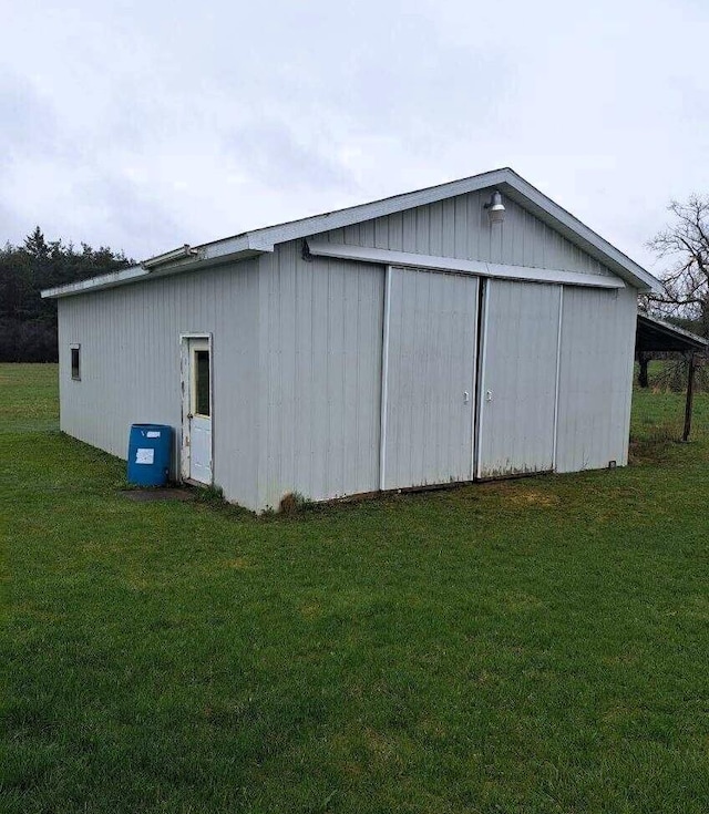 2056 N M-65, Lachine, MI 49753 - view of pole building with a lawn