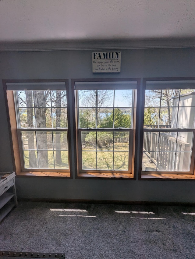 9367 Clewley Rd, Lachine, MI 49753 - detailed view of crown molding