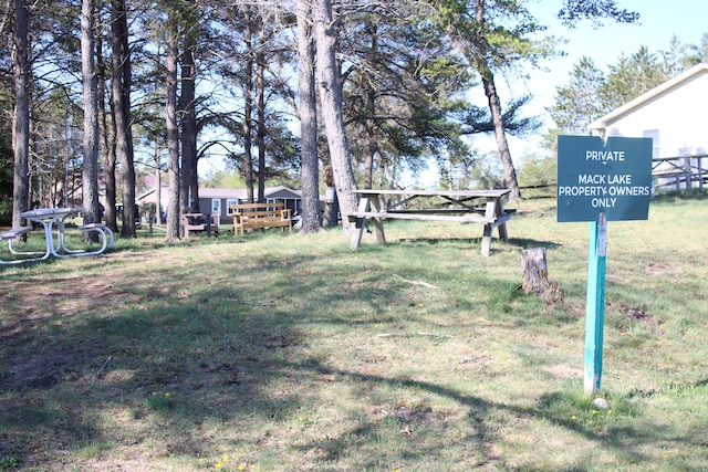 1364 Lakeview Dr, Mio, MI 48647 - view of grassy yard