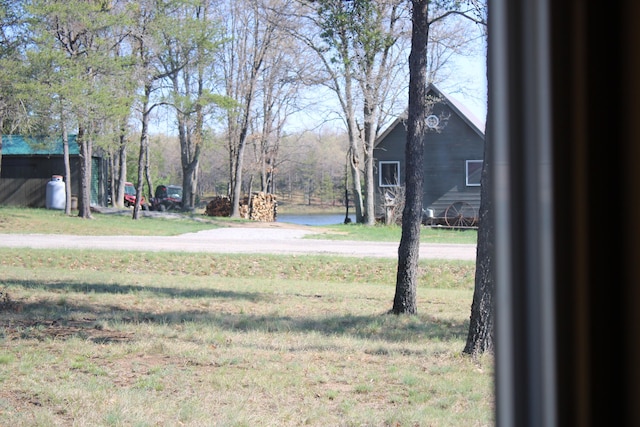 1364 Lakeview Dr, Mio, MI 48647 - view of grassy yard with a water view