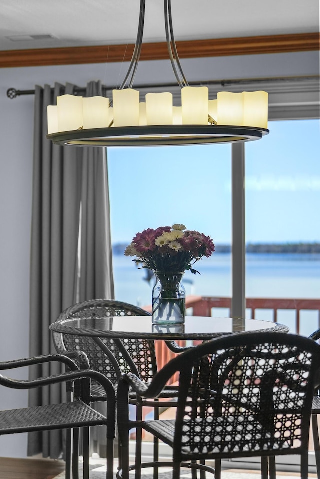 view of dining room