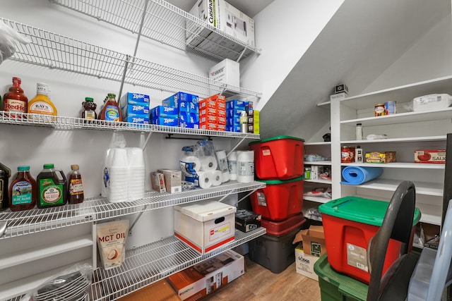 view of storage room