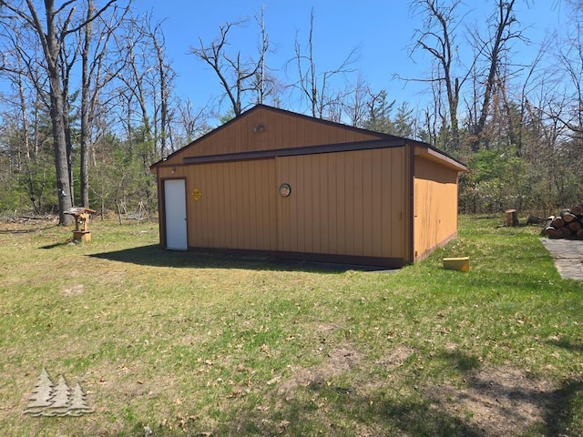 4795 Bruce Dr, Lewiston, MI 49756 - view of outdoor structure featuring an outdoor structure