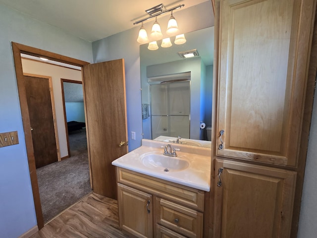 2623 W Dixon Lake Dr, Gaylord, MI 49735 - full bath featuring vanity and toilet