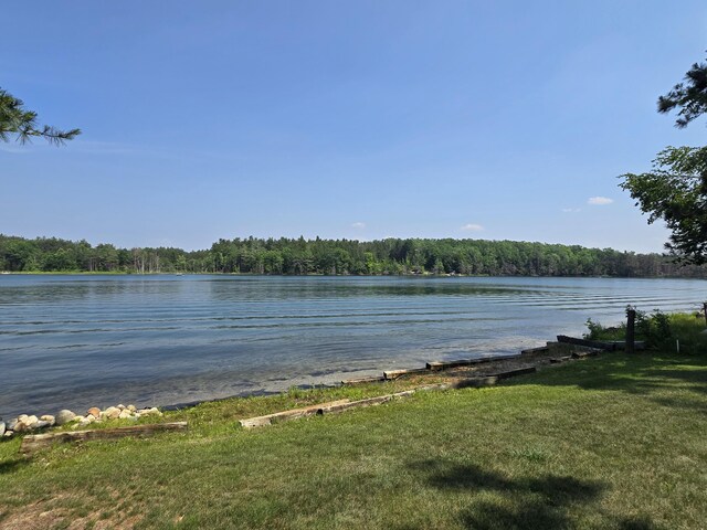 2623 W Dixon Lake Dr, Gaylord, MI 49735 - water view featuring a heavily wooded area