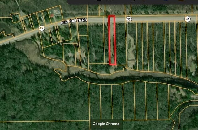 20563 S M32, Hillman, MI 49746 - map of property location with property boundaries highlighted