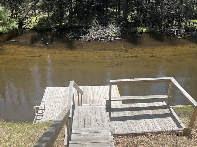 6475 W Legner Trl, Grayling, MI 49738 - dock with a water view