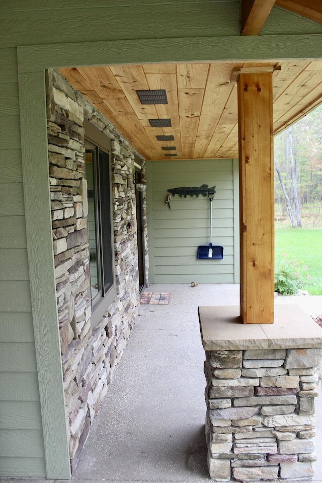 6475 W Legner Trl, Grayling, MI 49738 - view of patio