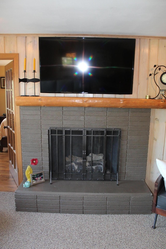 6475 W Legner Trl, Grayling, MI 49738 - detailed view of a fireplace