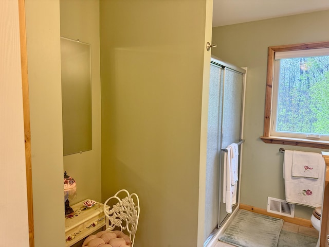 870 Dalton Dr, Rose City, MI 48654 - bathroom with a stall shower and toilet