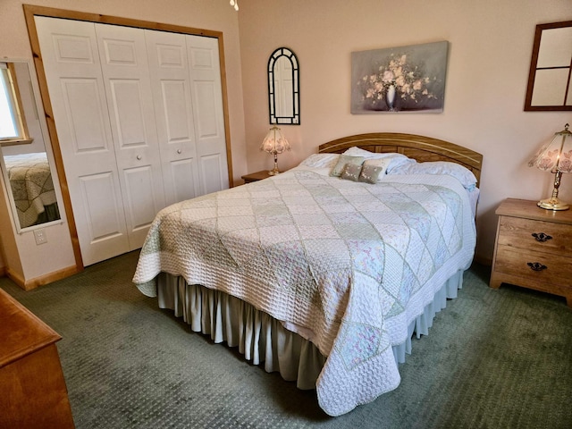 870 Dalton Dr, Rose City, MI 48654 - carpeted bedroom with a closet
