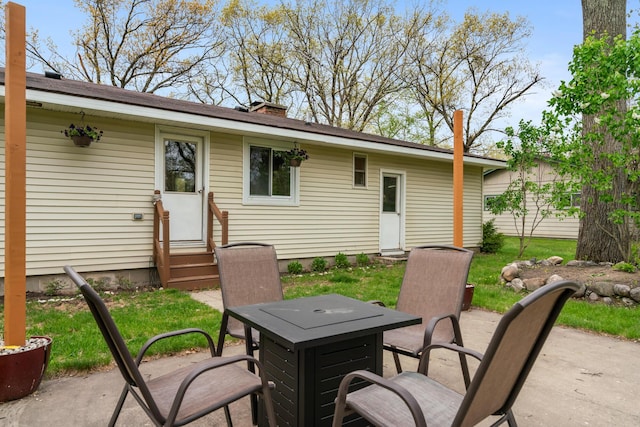 6727 Fisher Woods Rd, Indian River, MI 49749 - view of patio / terrace with entry steps